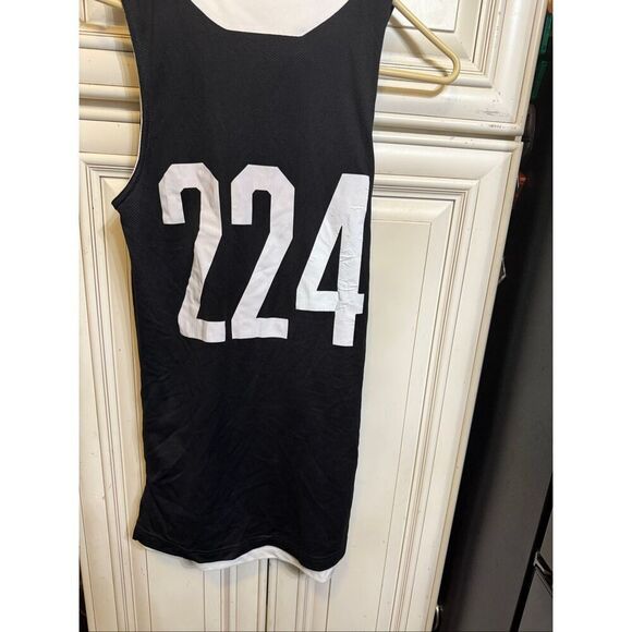 Adidas Men's EBC Elite Basketball Circuit #224 Jersey Tank Top Black Size Small - Picture 2 of 5